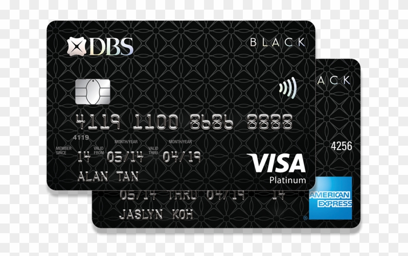 Dbs Black Card Dbs Bank Credit Card, HD Png Download 684x630