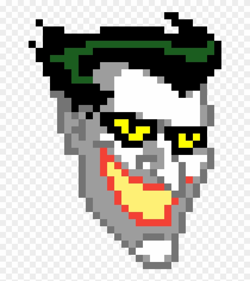 Joker Face Grid Pixel Art Hd Png Download 1200x1200 1046180