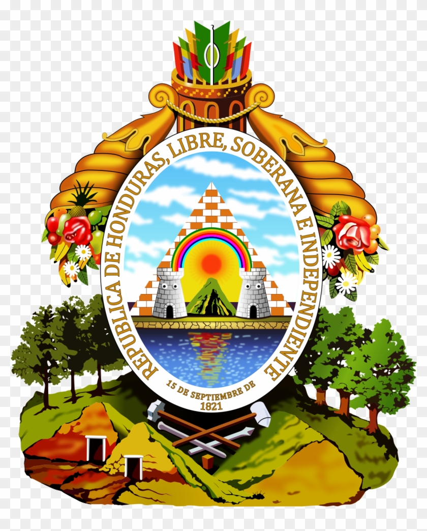 Coat Of Arms Of Honduras Honduras 3 Types Of Government, HD Png