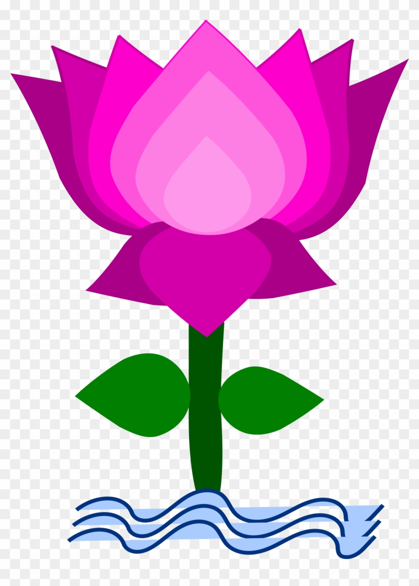 Lotus Clipart Nelum Clip Art Of Lotus Flower, HD Png