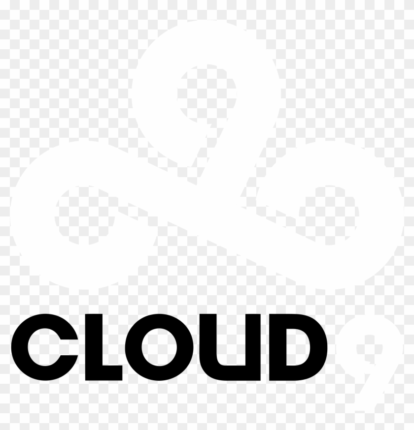 Cloud 9 Logo Black And White - Cloud9, HD Png Download - 2400x2355