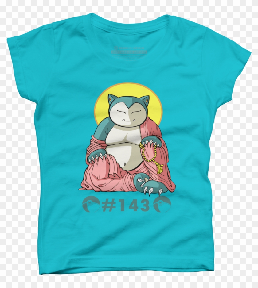 Buddha Snorlax Girl S T Shirt Buddha Snorlax Is A Cozy Lol