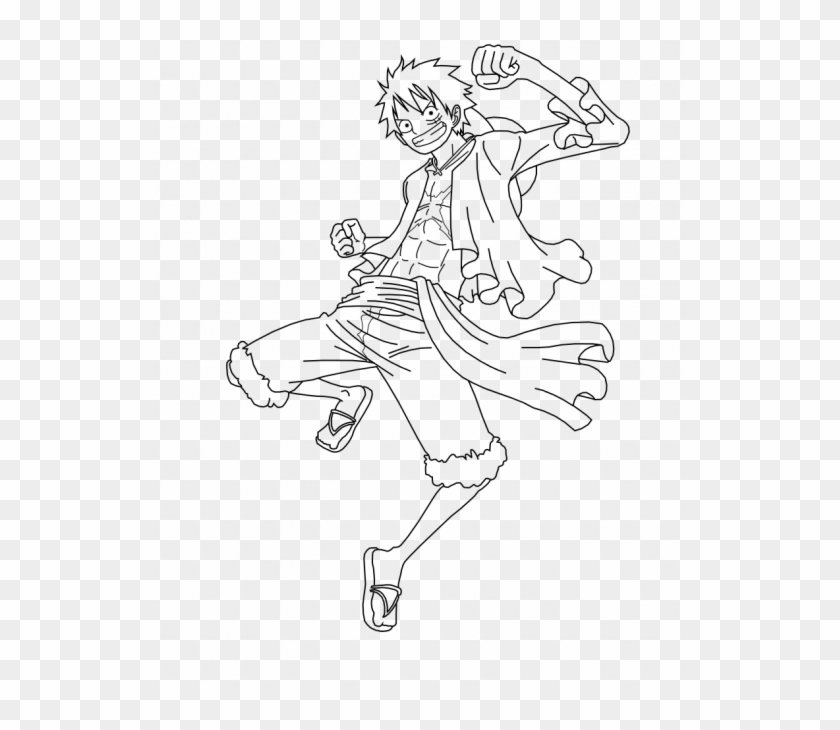 Monkey D Luffy Coloring Pages M7 Hd Png Download 533x650 Pinpng