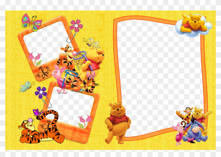 Winnie The Pooh Clipart Frame Winnie The Pooh Photo Frame Png