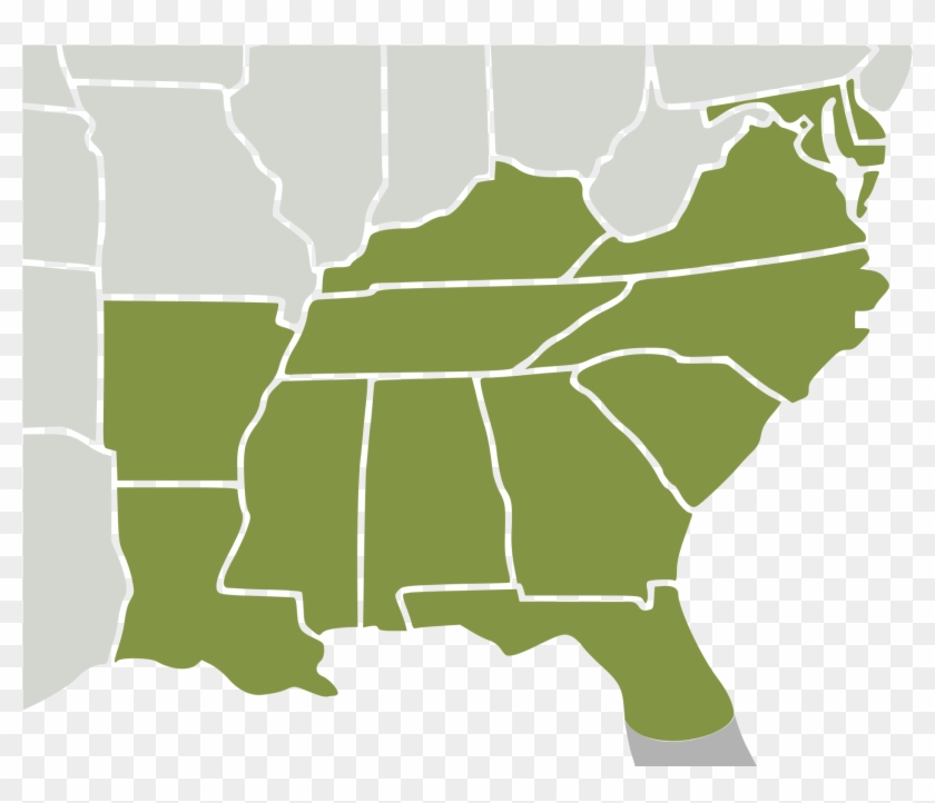 printable blank map of the southeast united states southeast us map vector hd png download 2000x1513 122663 pinpng