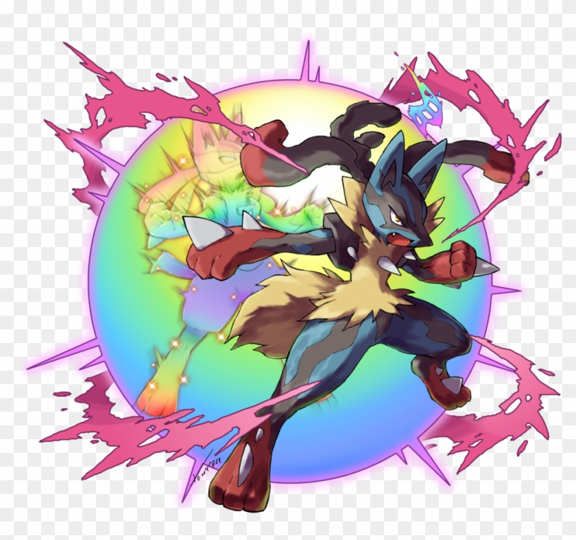 Pokemon 10448 Shiny Mega Lucario Pokedex: Evolution, Moves