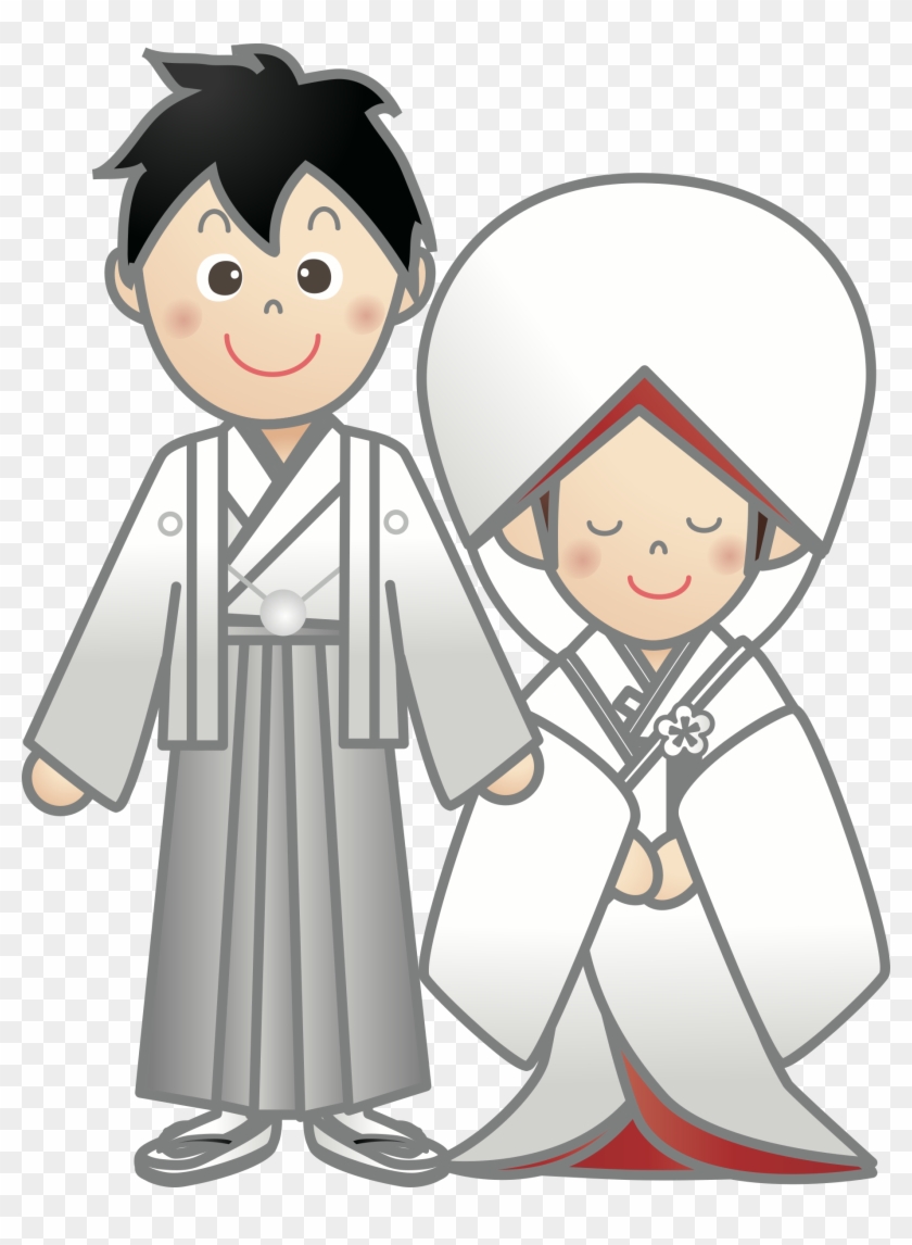 Big Image - Japanese Wedding Clipart, HD Png Download - 1822x2400 ...