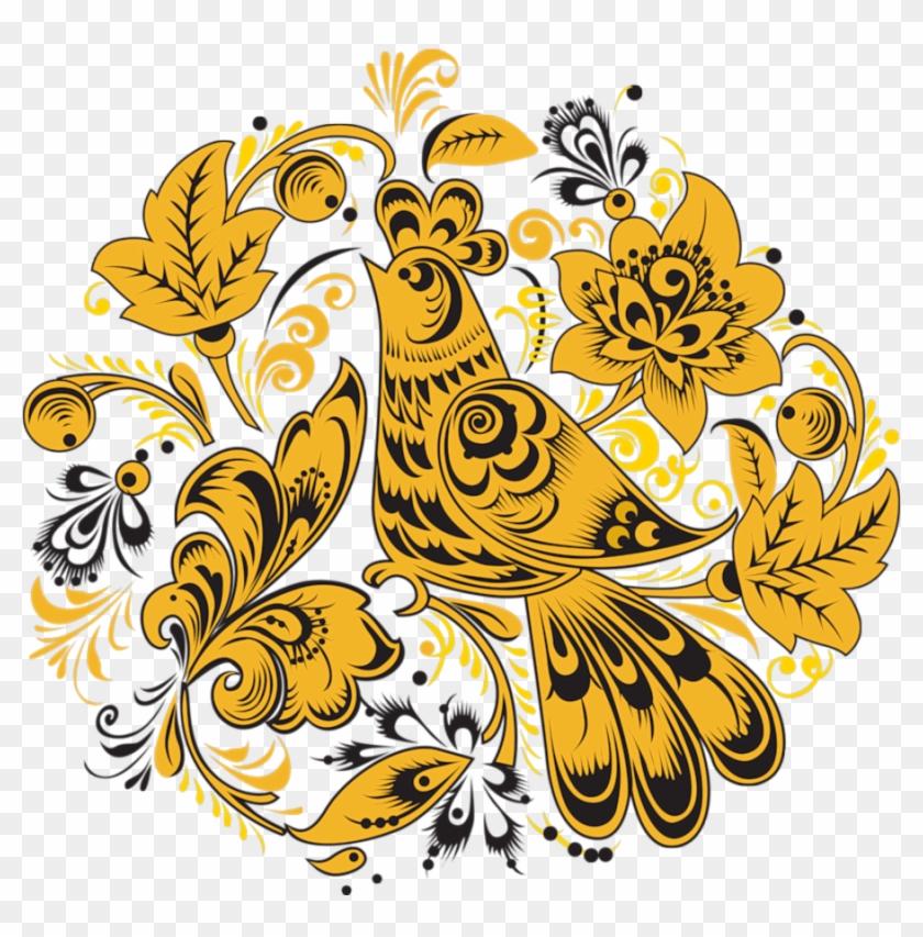 83808255 Large 0 4eb89 9a3cdf90 Xl Doodle Patterns, - Птица Хохлома Png ...