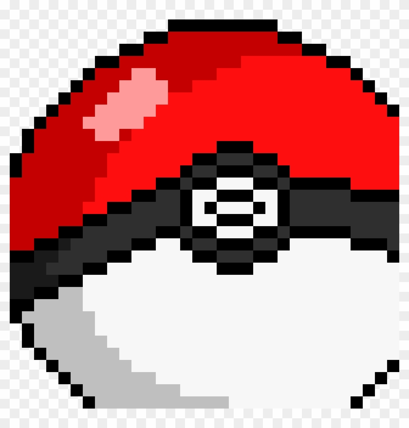 Pixel Art Pokeball Open, HD Png Download, png download