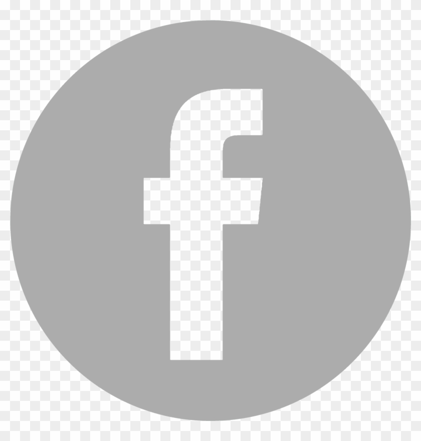 Free Icon Download And Facebook Logo Grey Circle Hd Png