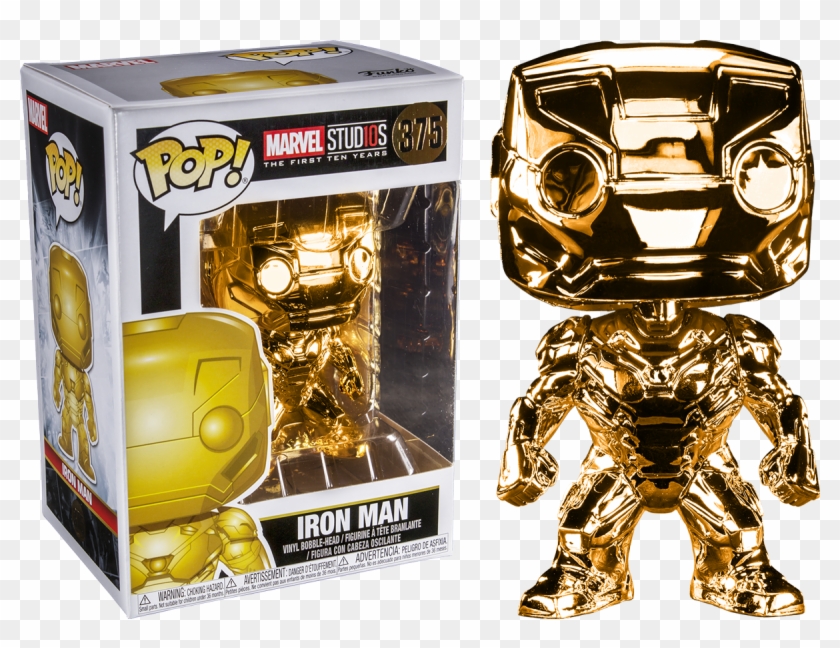 iron spider funko pop gold