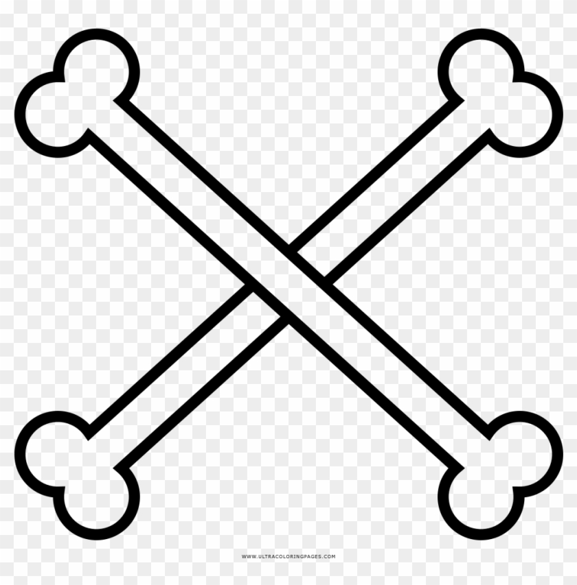 Crossbones Coloring Page One Piece Luffy Jolly Roger Hd Png