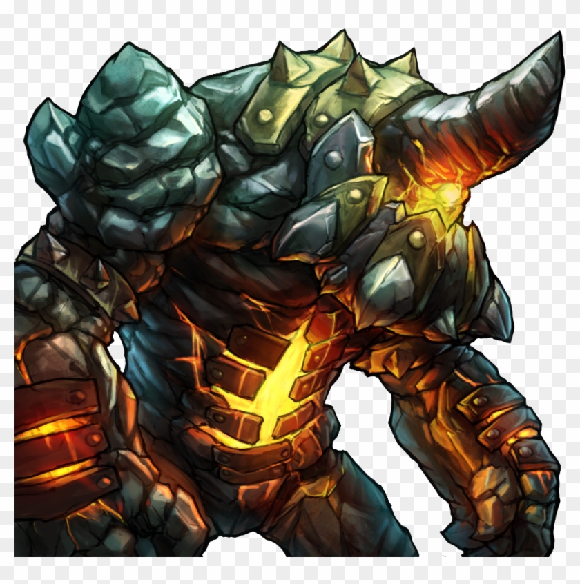 Artwork - - Монстр Голем, HD Png Download - 1024x1024 (#1381774) - PinPng