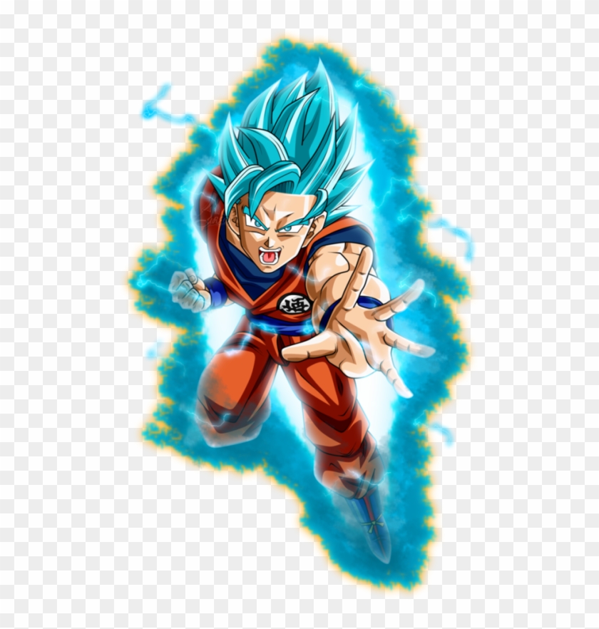 Poster Son Goku Ssj Blue Fase 2 Versus Jiren - Goku Ssj Blue Ki, HD Png  Download - 517x810 (#1392672) - PinPng