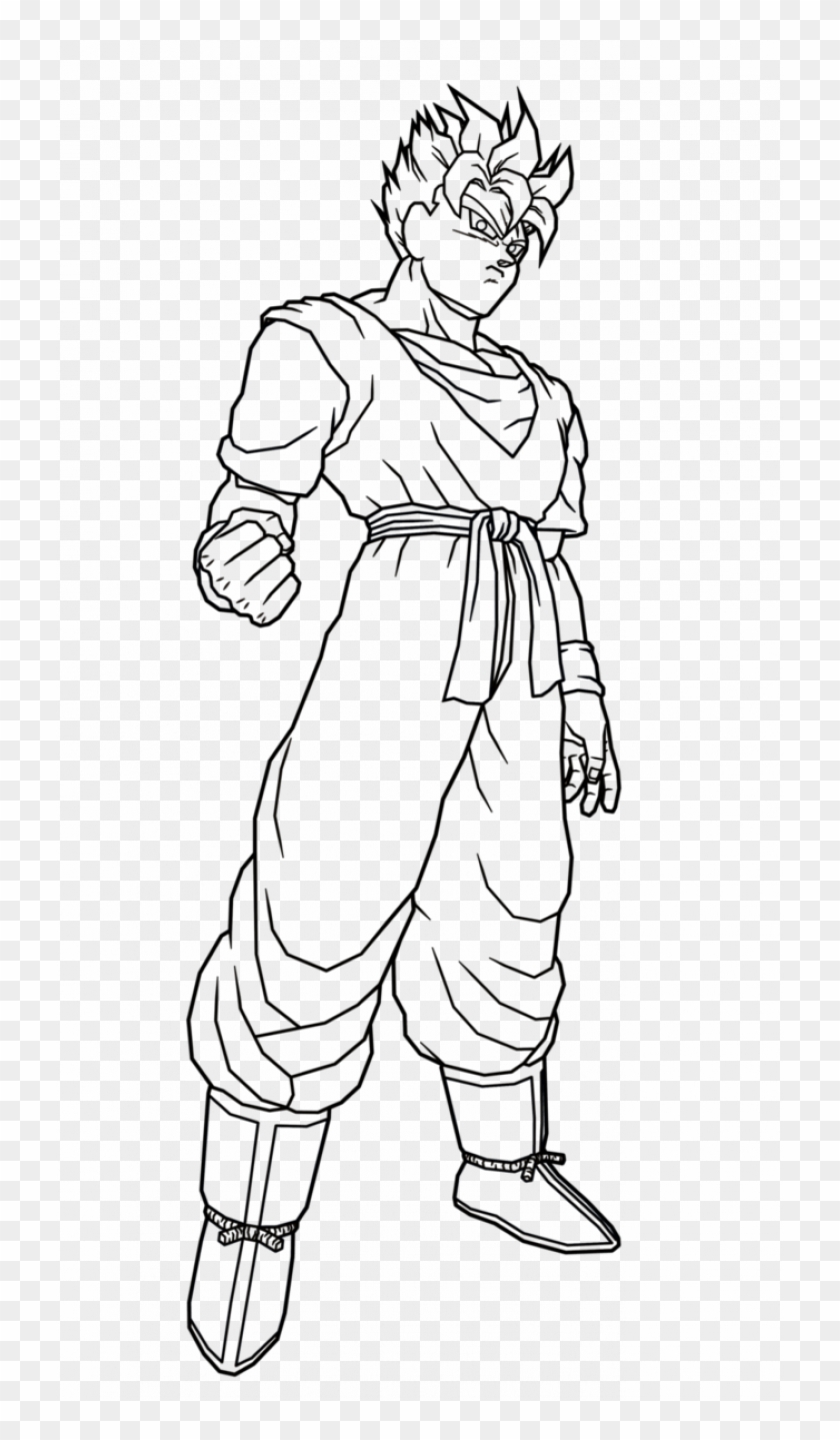 Dragon Ball Z Future Trunks Coloring Pages Color Gohan Hd Png