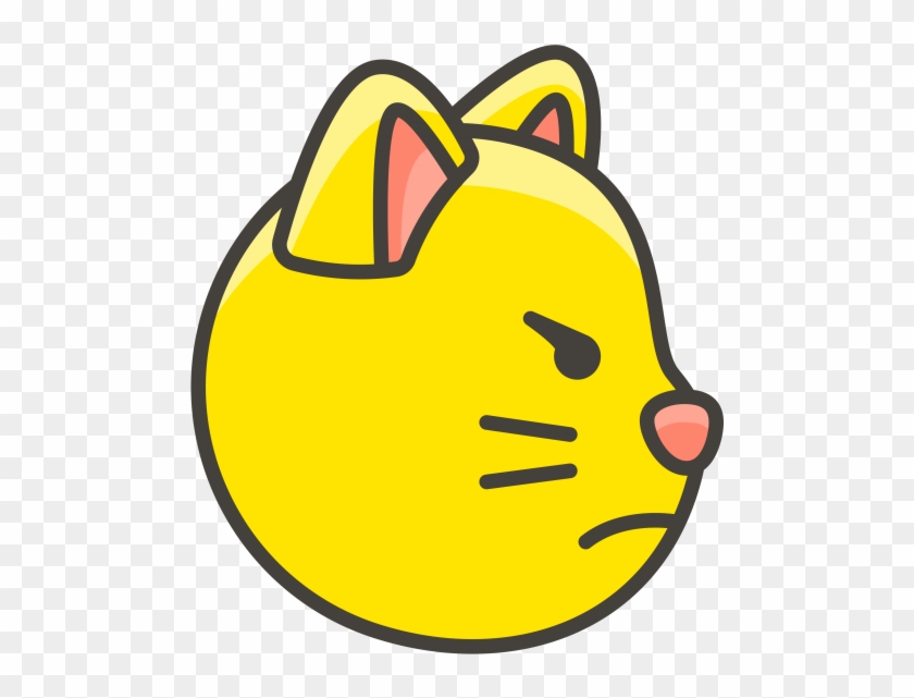 Cat with wry smile emoji clipart. Free download transparent .PNG