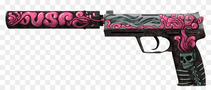 Usp S Cortex Cs Go Skin Usp S Cortex Hd Png Download 1280x527 Pinpng