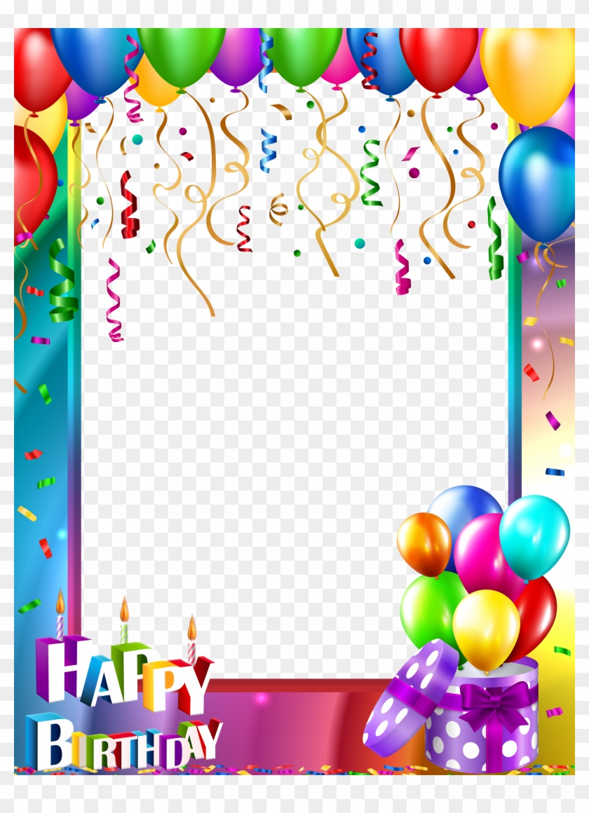 Happy Birthday Png Transparent Frame - Transparent Happy Birthday Png ...