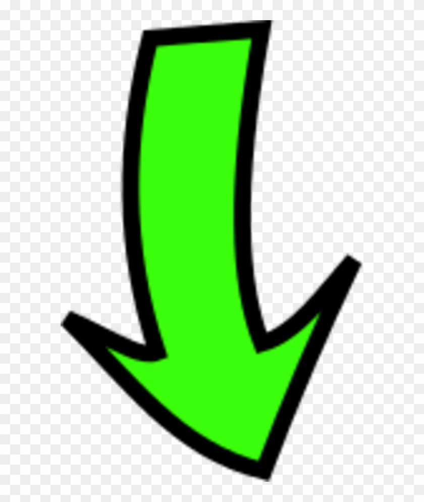 Pointing Down Arrow Free Download Clip Art - Cartoon Arrow Facing Down ...