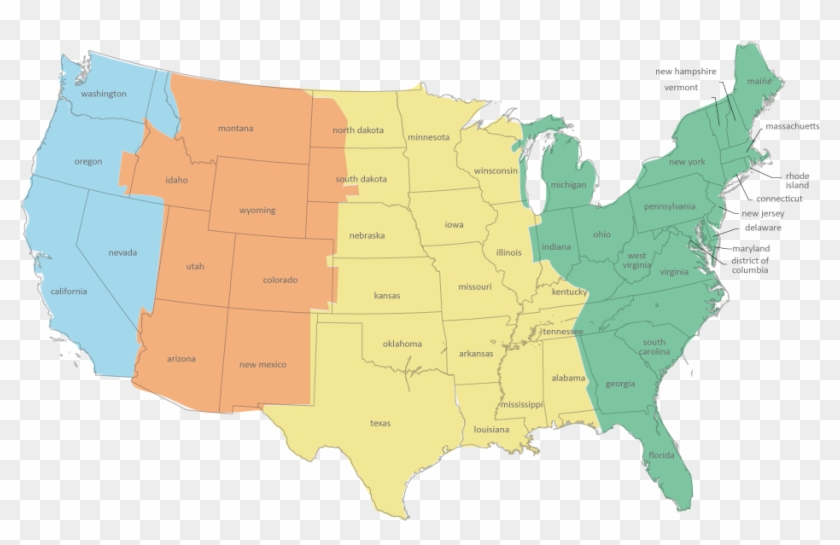 Printable Us Map With Cities And Time Zones Us Time Zone Map Large