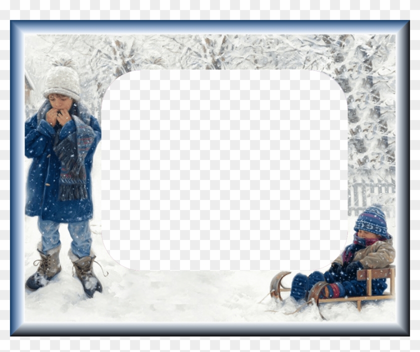 Psp Frames Free Frameviewjdi Org Psp Tubes Winter Frame, HD Png Download 1112x880 (1526217