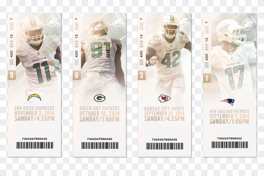 Miami Dolphins Season Tickets On Behance Flyer, HD Png Download