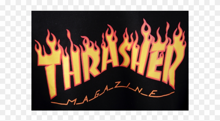Thrasher Magazine Fire Hooded Sweater - Colored Thrasher Magazine ...