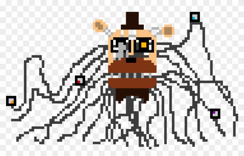 Molten freddy jumpscare salvage room pixel art