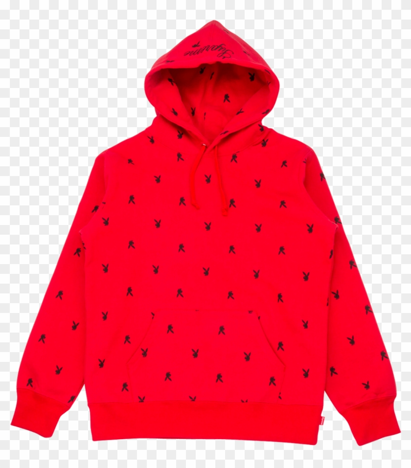 supreme playboy hooded sweatshirt