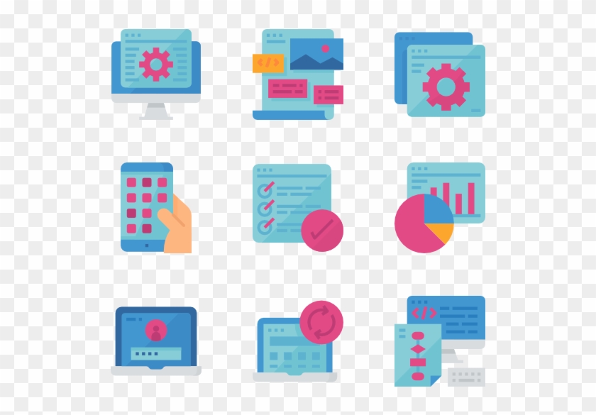 Web Development - Blue Task Icon Png, Transparent Png - 600x564 ...