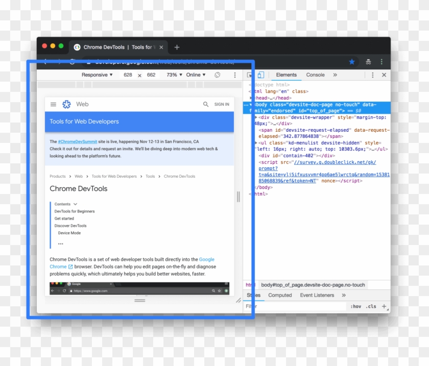 The Device Toolbar Device Chrome Mobile, HD Png Download 1940x1565
