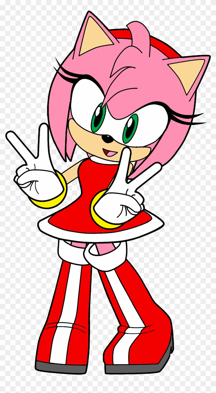 Amy Rose Images Amy Rose - Amy Sonic, HD Png Download - 1283x2200  (#1610254) - PinPng