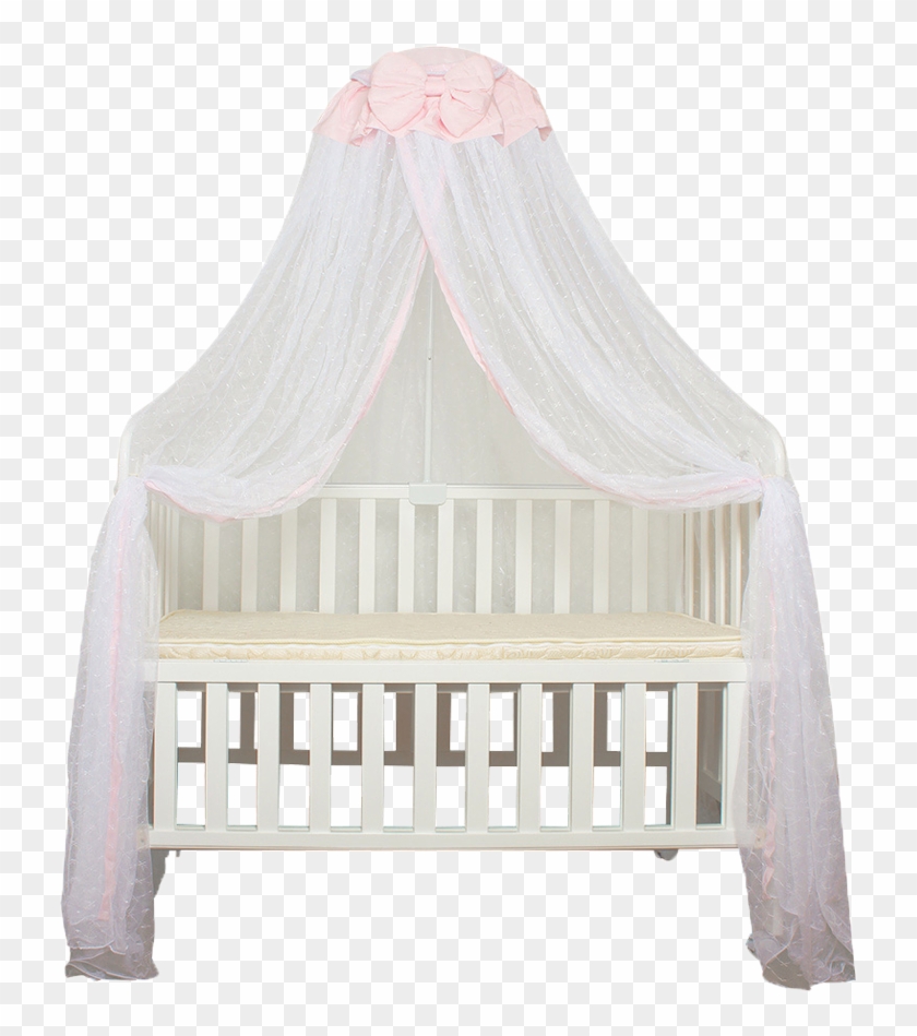 Baby Bed Crib Mosquito Net Canopy Mesh Dome Curtain Transparent