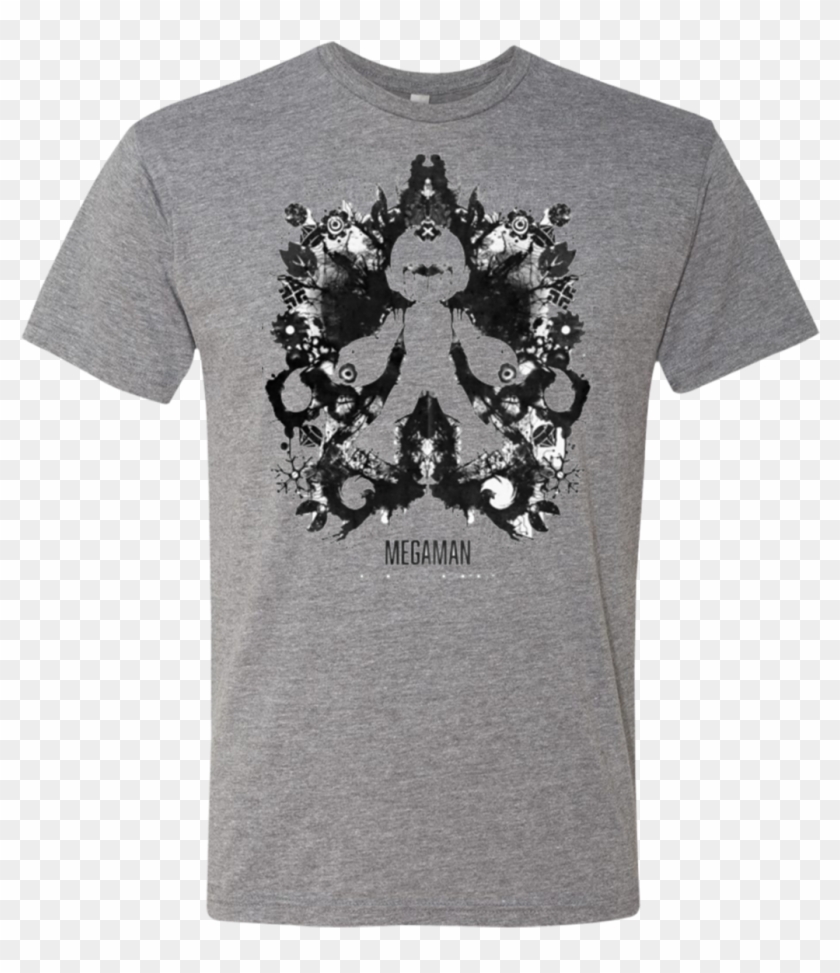 Megaman Ink Blot Men's Triblend T-shirt - Ink Blot Nintendo, HD Png ...