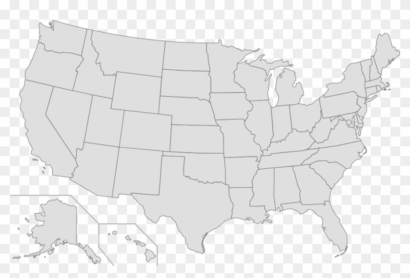 Fillable Map Of Usa Best Photos Of Editable Blank Us Us State Map Transparent Hd Png Download 1024x633 1657456 Pinpng