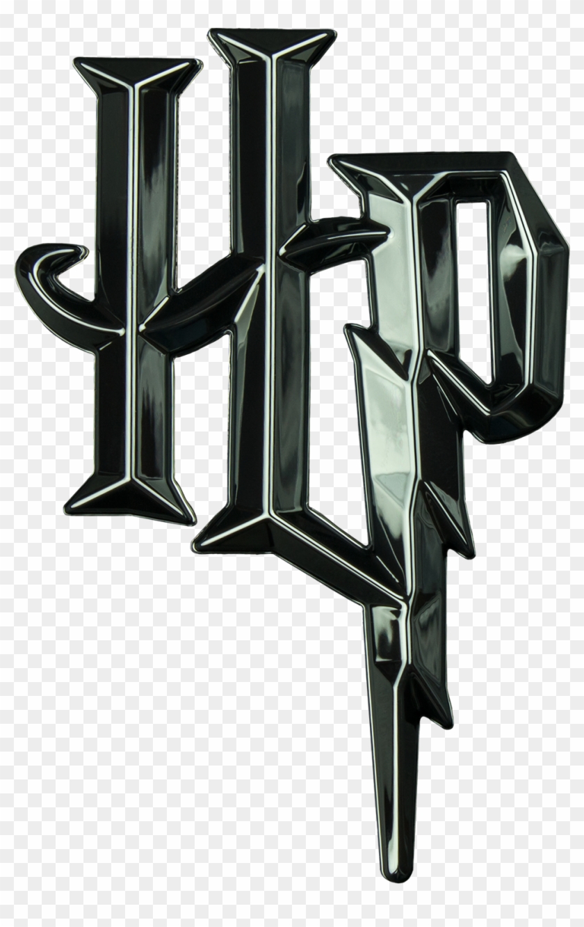 Harry Potter Logo 3d Black Chrome Premium Emblem - Harry ...