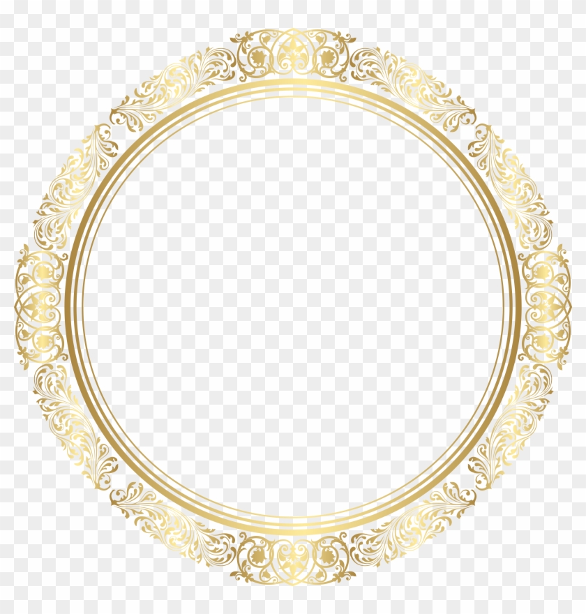 Round Frame Clip Art PNG Image​  Gallery Yopriceville - High-Quality Free  Images and Transparent PNG Clipart