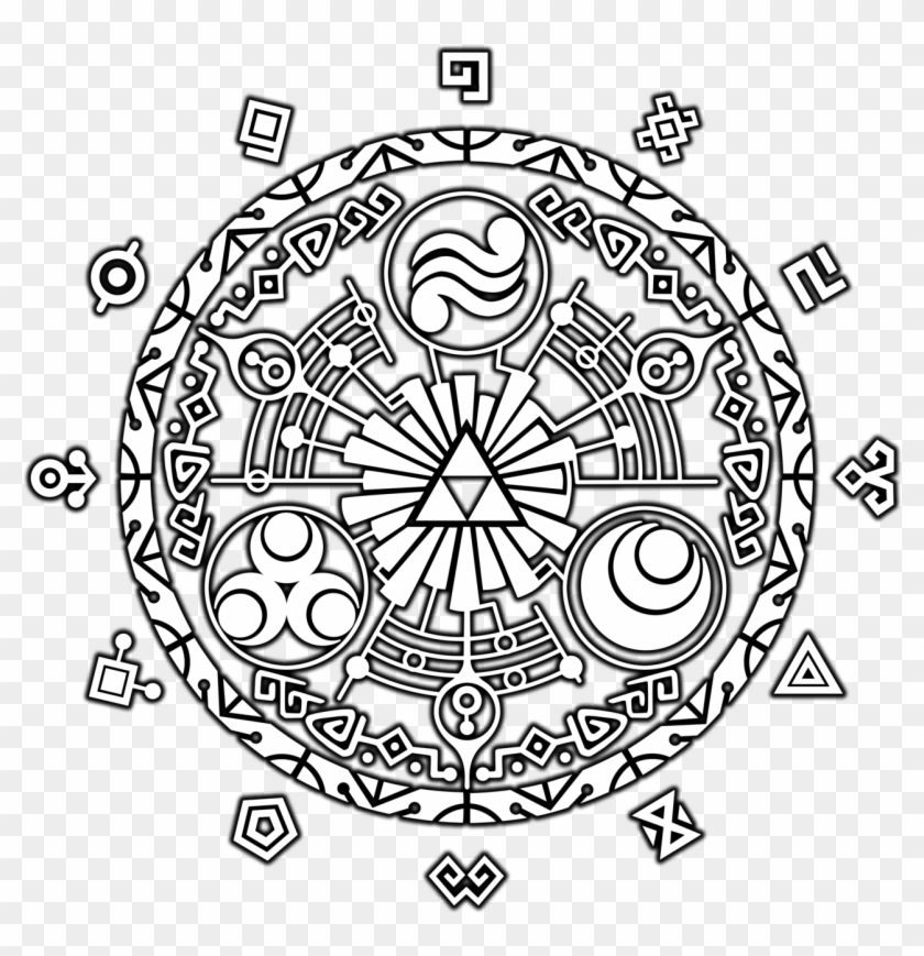 Zelda Triforce Coloring Pages 2 By Ryan Legend Of Zelda Simbolos Hd Png Download 1300x1300 1812924 Pinpng