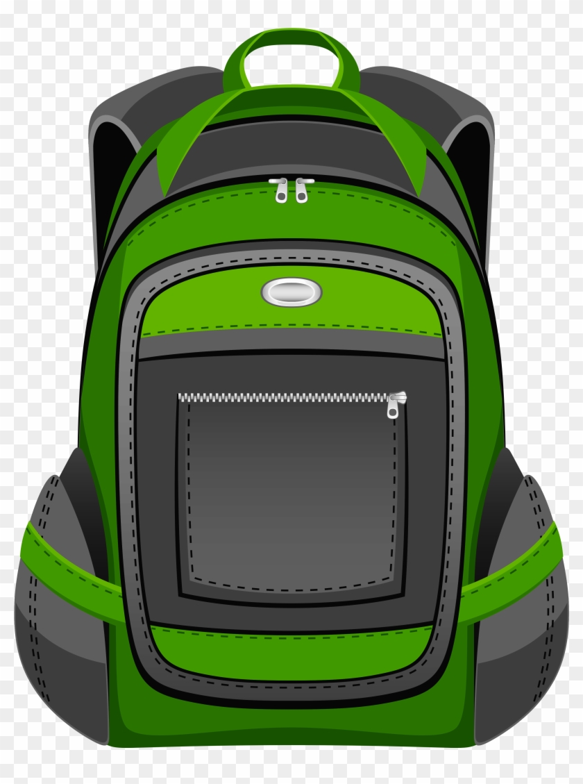 Black And Green Backpack Png Vector Clipart, Transparent Png ...