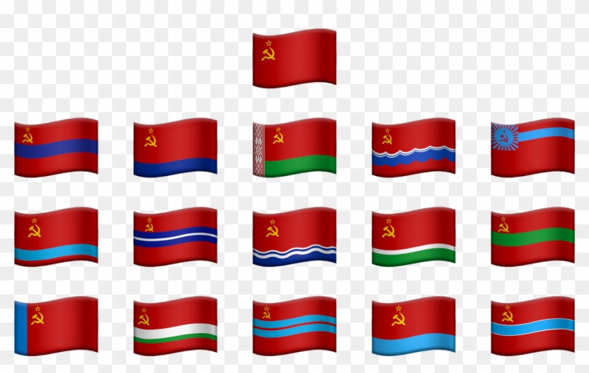 Historicalflags Of The Ussr And Its Republics In The Soviet Union