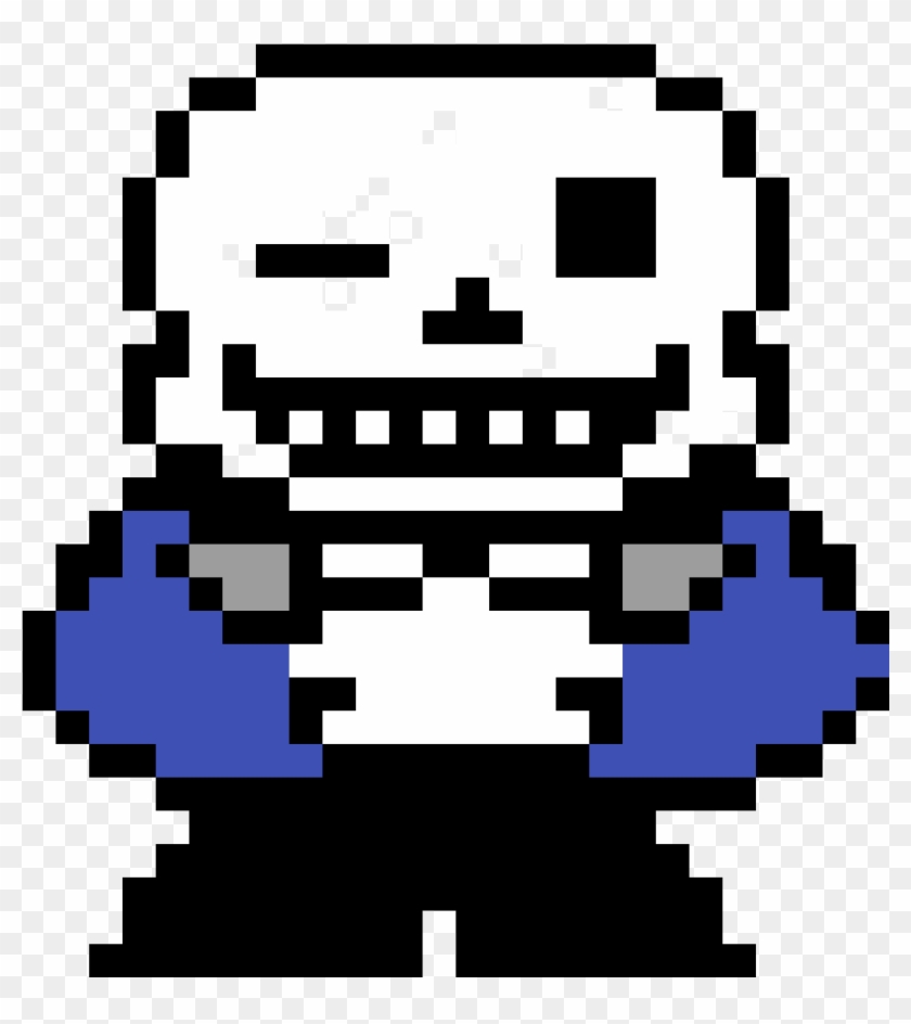 Undertale Sans Pixel Art, HD Png Download, png download, transparent png  image