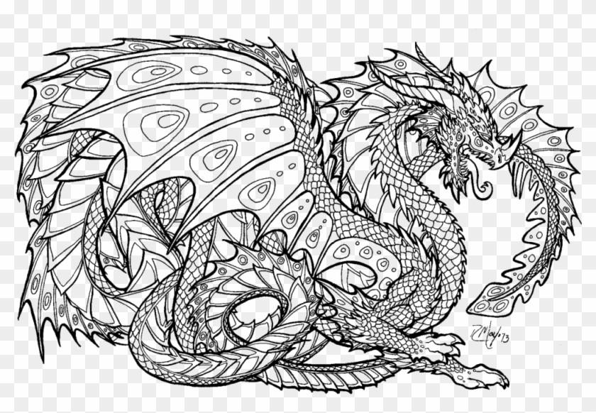 about majestic looking dragon colouring pages hard colouring pages dragon hd png download 1024x689 1981070 pinpng