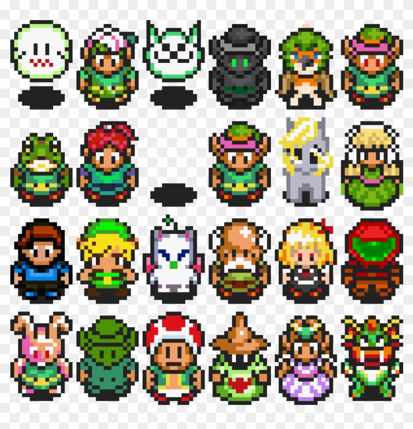 Alttp Custom Sprites Legend Of Zelda Snes Sprite, HD Png Download