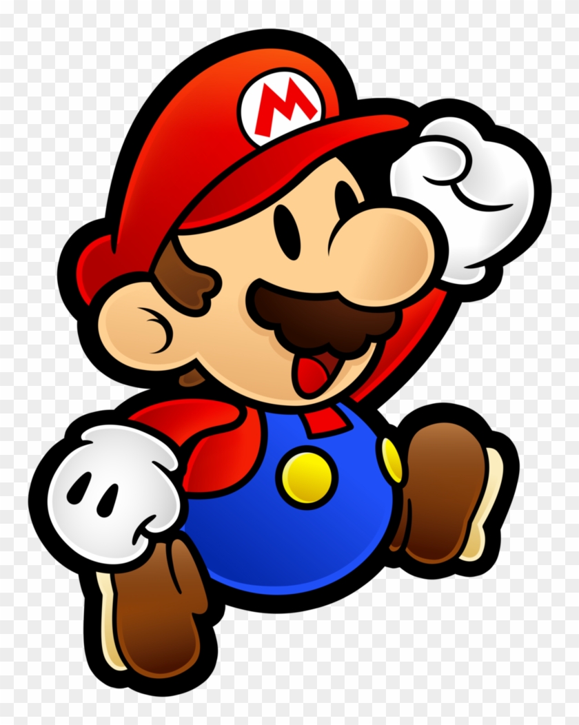 Mario Jumping Png - Make A Paper Mario, Transparent Png.