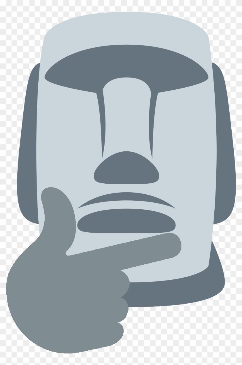 Custom Thinking Moai Emoji For You All Moyai Emoji Discord Hd Png Download 1024x1185 2004683 Pinpng