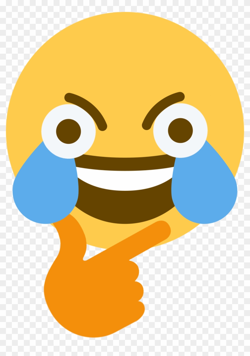 Thunk - Deformed Thinking Emoji, HD Png Download - vhv