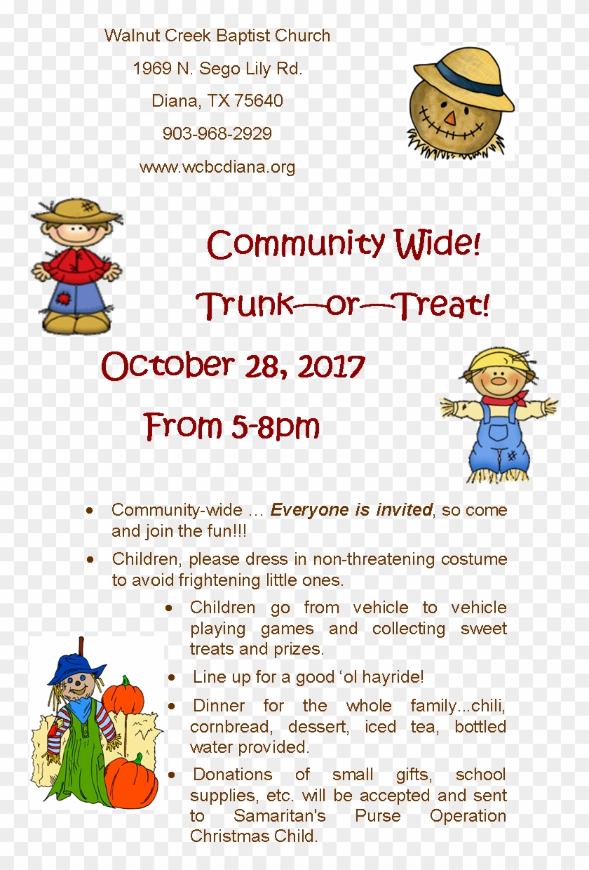 Walnut Creek Baptist Church Trunk Or Treat Crafts, HD Png Download