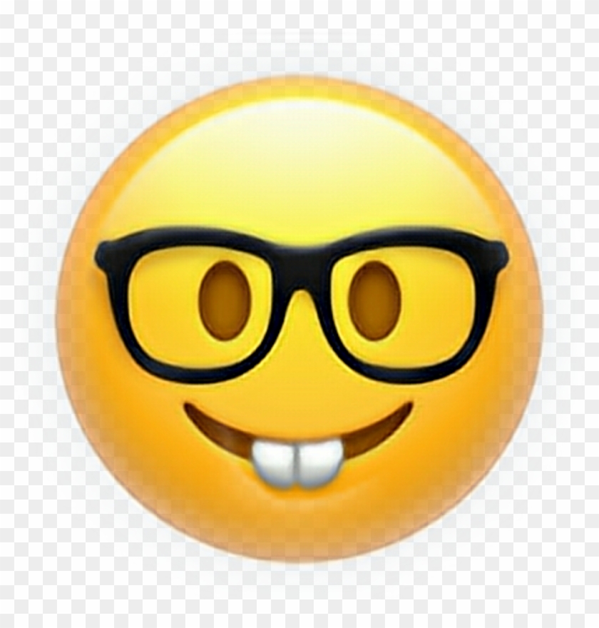 Nerd Emoji, HD Png Download - 1024x1024 (#2054221) - PinPng