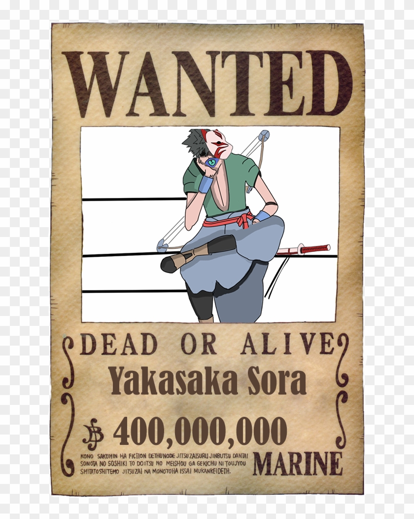 One Piece Wanted Poster Template