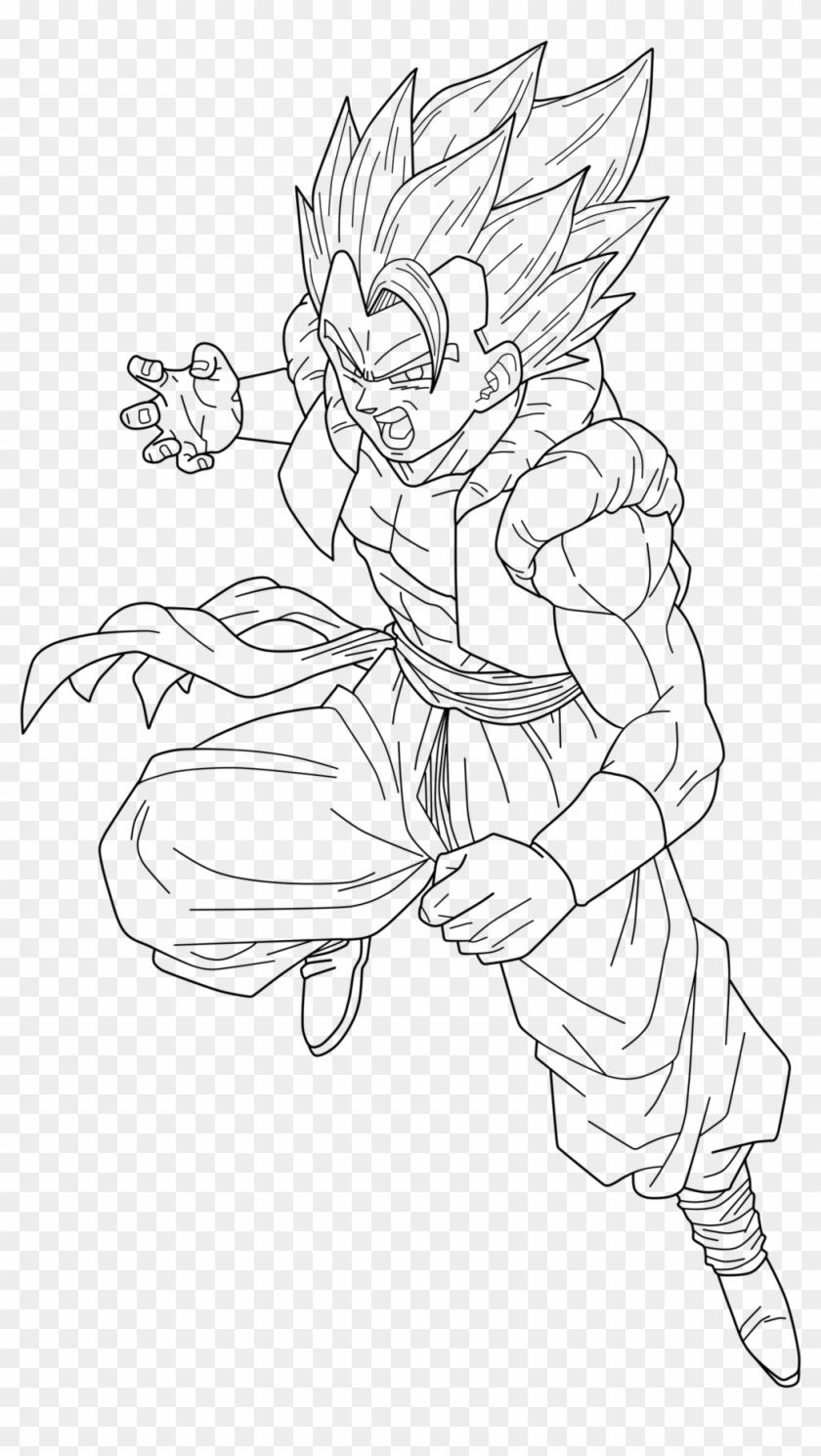 Drawing — Gogeta Super Saiyan Blue!